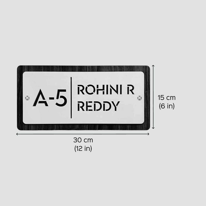 Personalized Rectangle Acrylic Name Plate