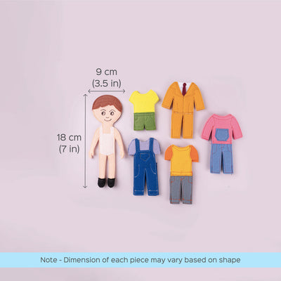 Handcrafted Doll Dress-up Playset For Boys