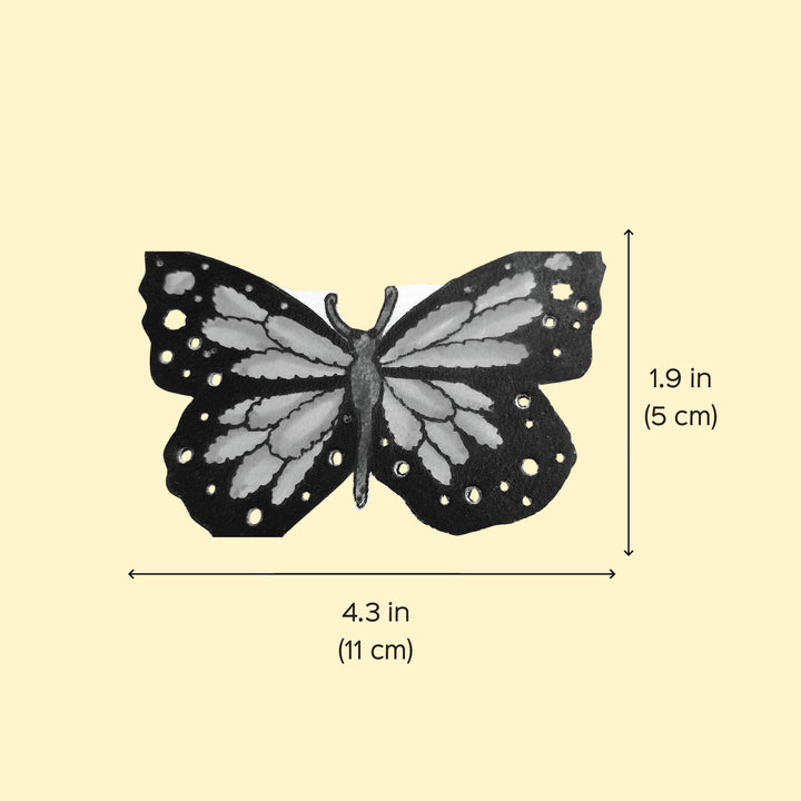 Hand-Painted Lifecycle Of Butterfly Tholu Bommalata Fridge Magnets | Set Of 5
