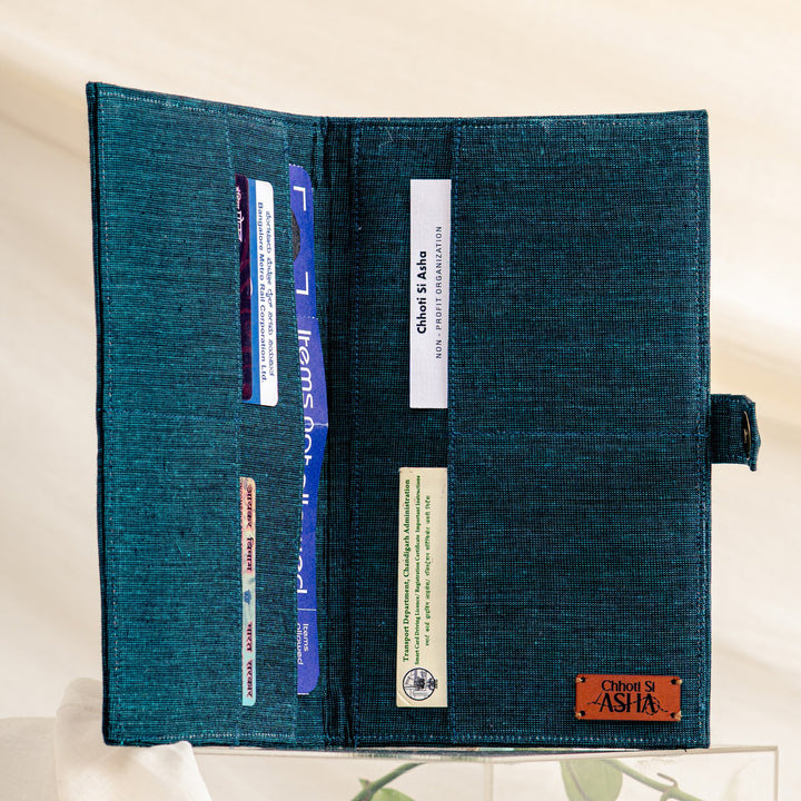 Wander Teal Flight Passport Holder