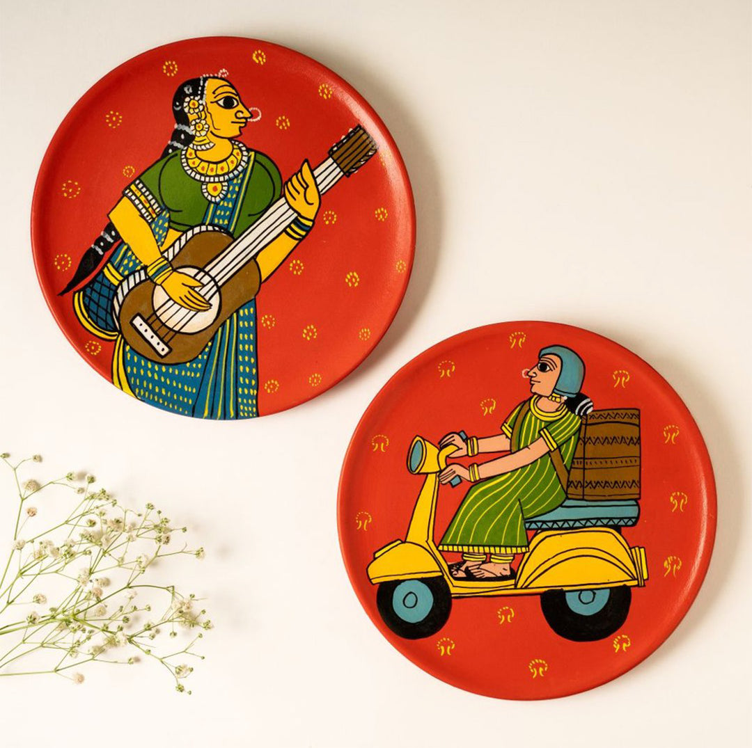 Handcrafted Cherial Art Modern Princess Wall Plate