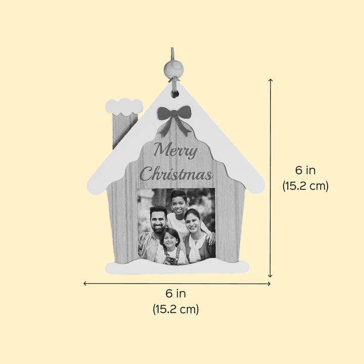 Photo Personalized House Theme Ornament For Christmas Tree Decoration