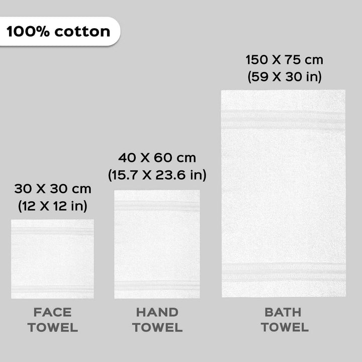 Waffle Weave 100% Cotton Towel | Set of 3