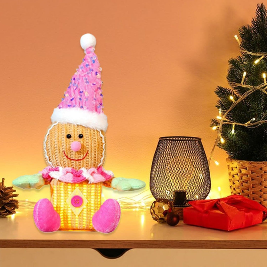 2 Pc | Handmade Candyland Glow Twins Plush Figurine With Light