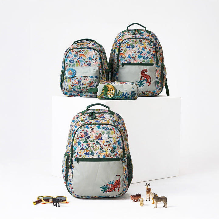 A Canopy In Kanha Theme Water-Resistant Kids Everyday Backpack