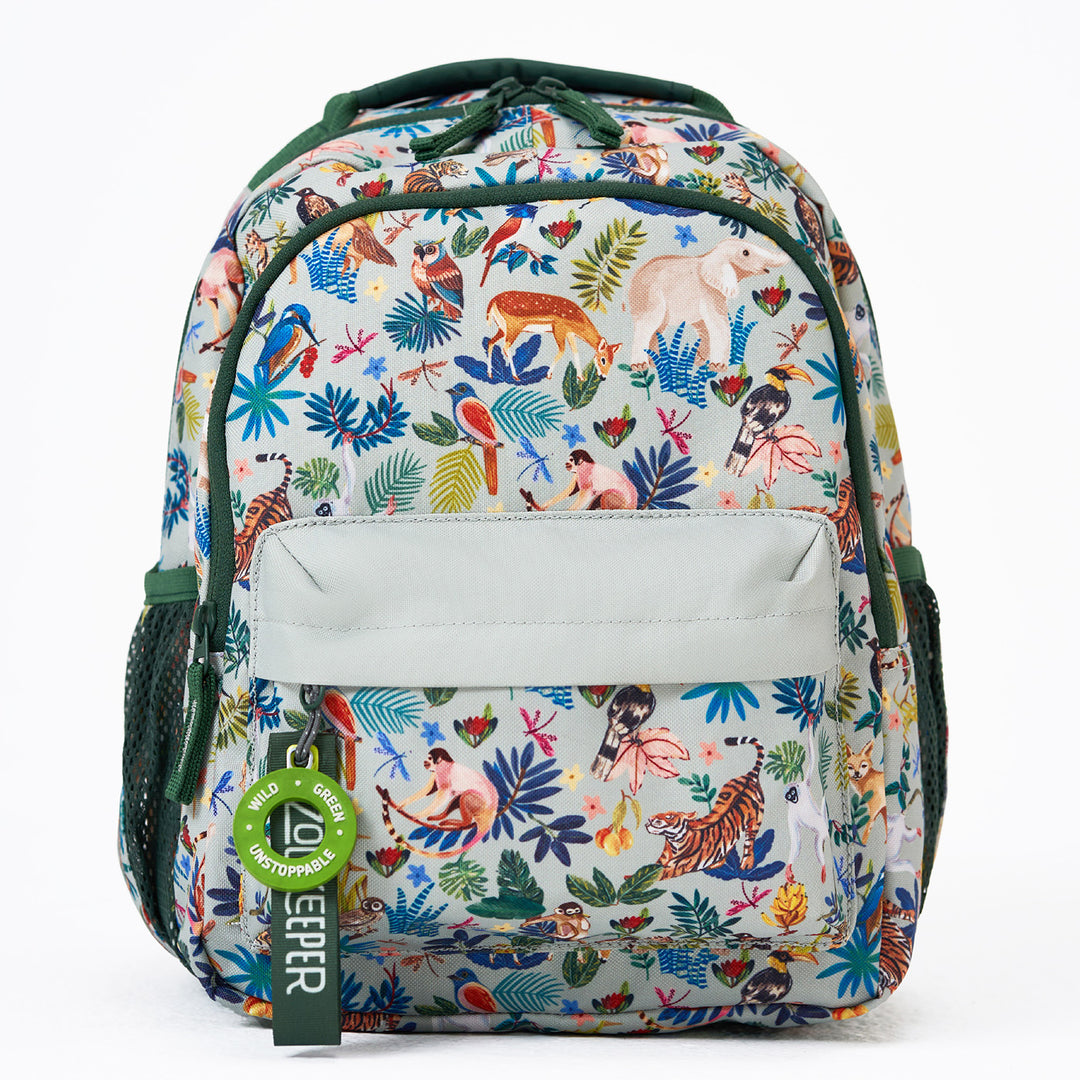 A Canopy In Kanha Theme Water-Resistant Kids Everyday Backpack