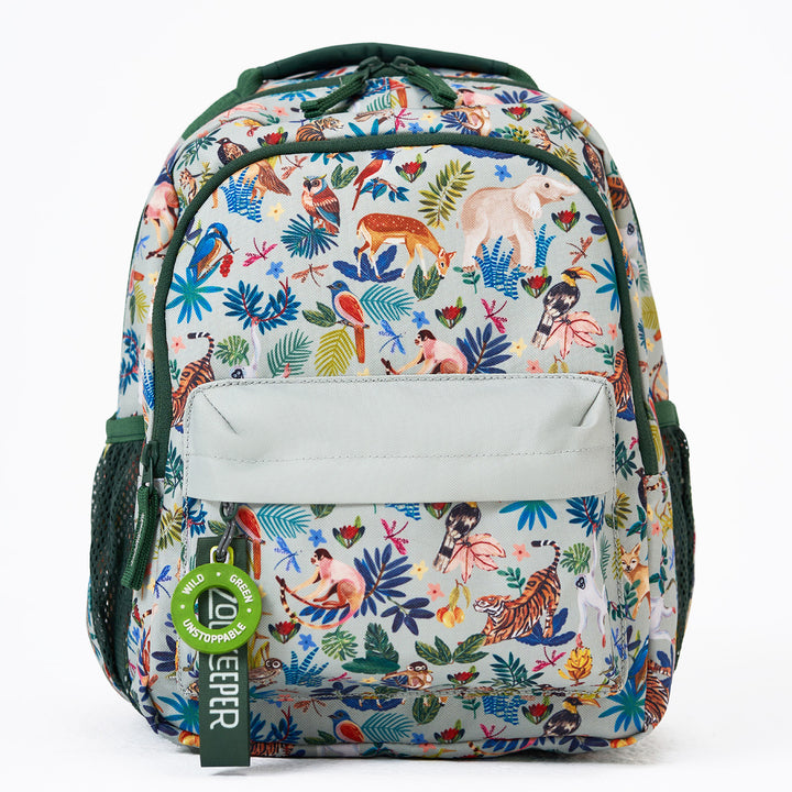 A Canopy In Kanha Theme Water-Resistant Kids Everyday Backpack