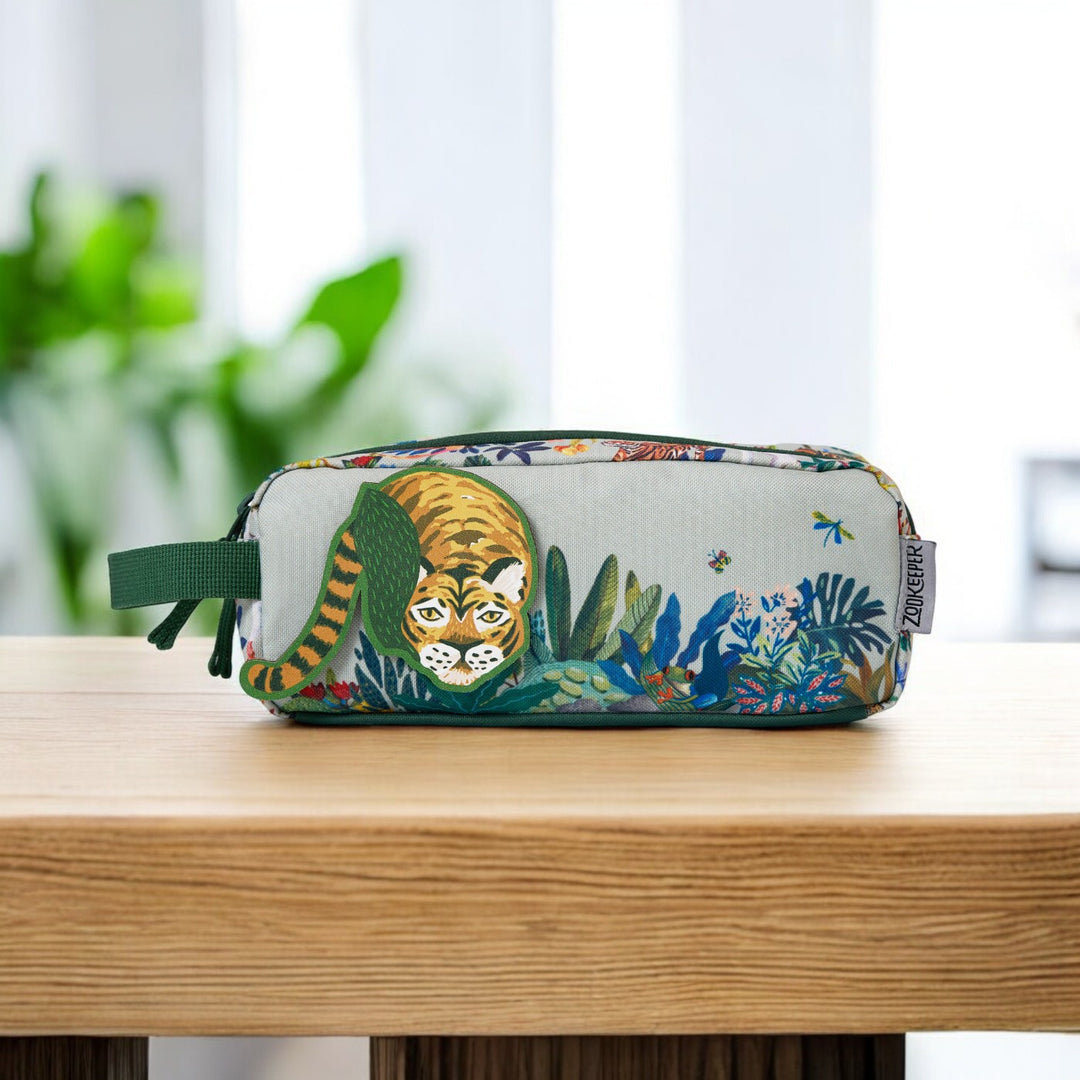 A Canopy In Kanha Theme Water-Resistant Kids Pencil Pouch