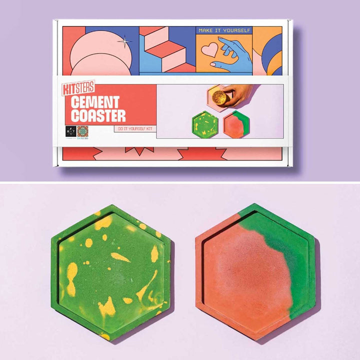 Cement Coaster Making DIY Kit