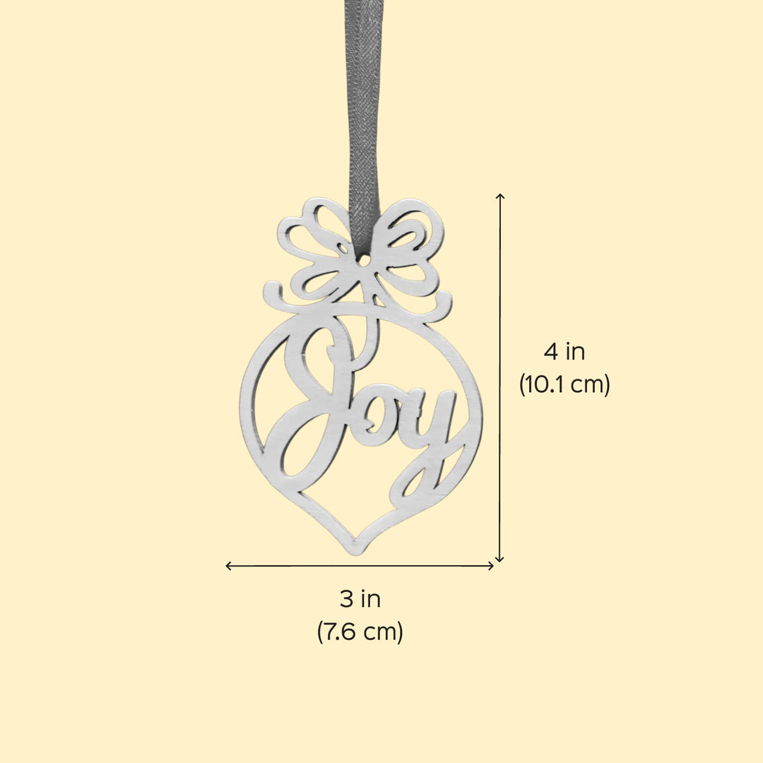 6 pc | Festive Wooden Christmas Ornaments For Tree Decoration