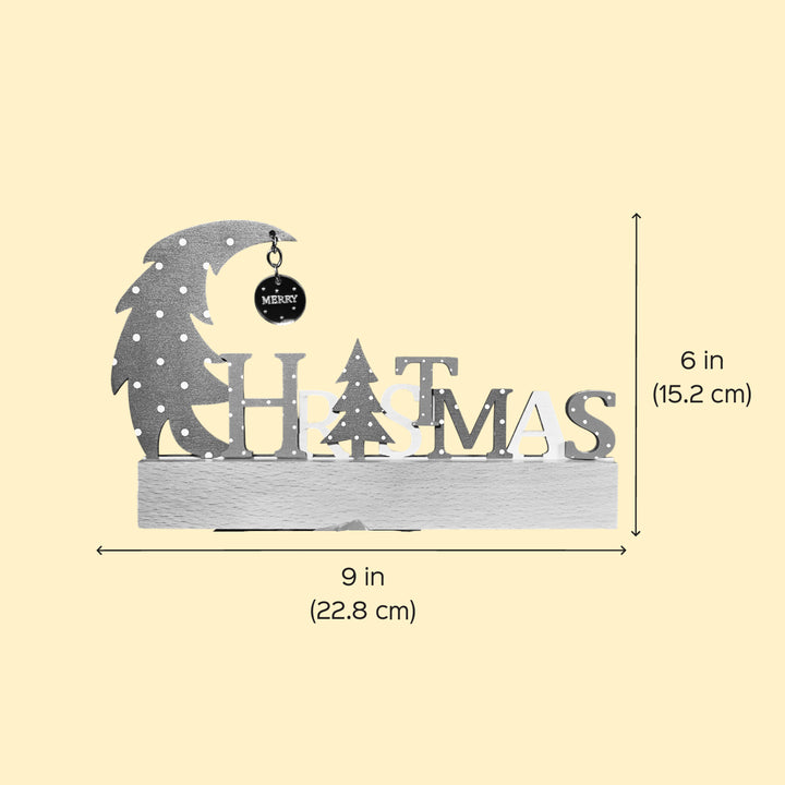 Laser Cut Wooden Christmas Table Decor