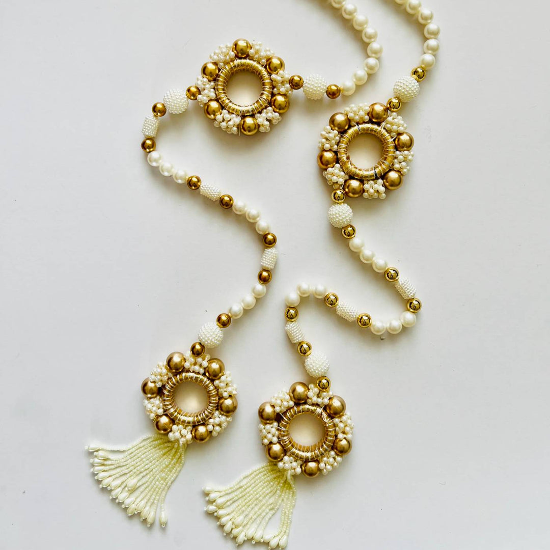 Handmade Beaded Flower Design Hanging
