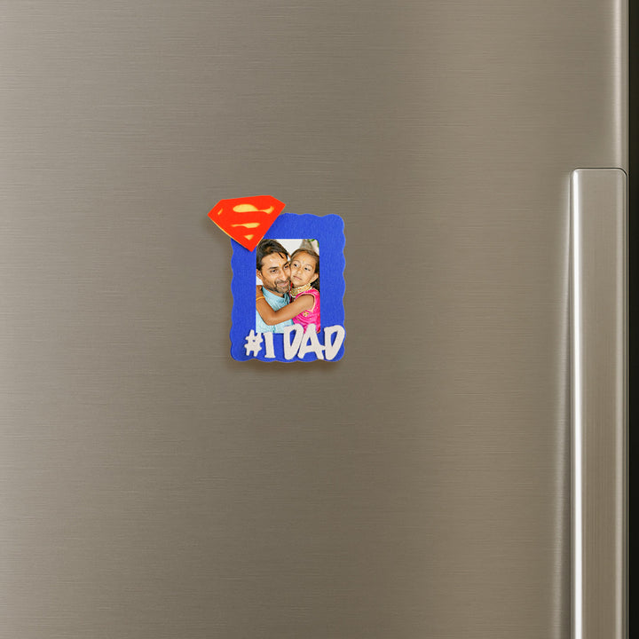 Handmade Superdad Theme Felt Fridge Magnet