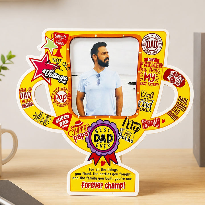 Quirky Dad Cup Photo Frame