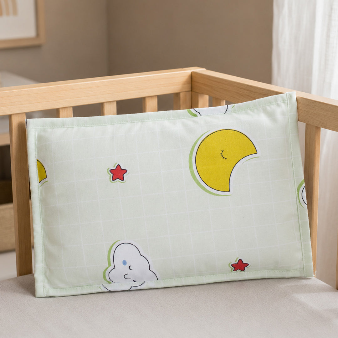 Minty Moon Memory Foam Baby Pillow
