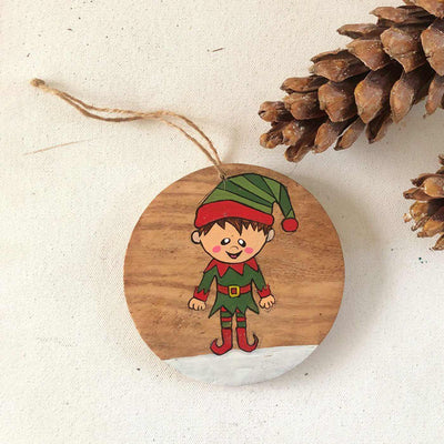 Handpainted Christmas Tree Ornament