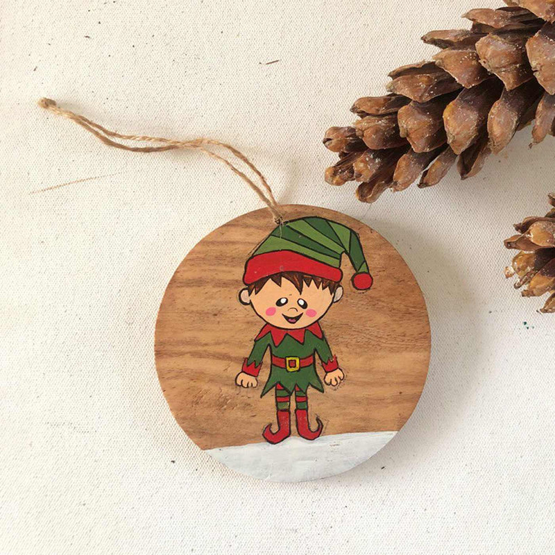 Handpainted Christmas Tree Ornament