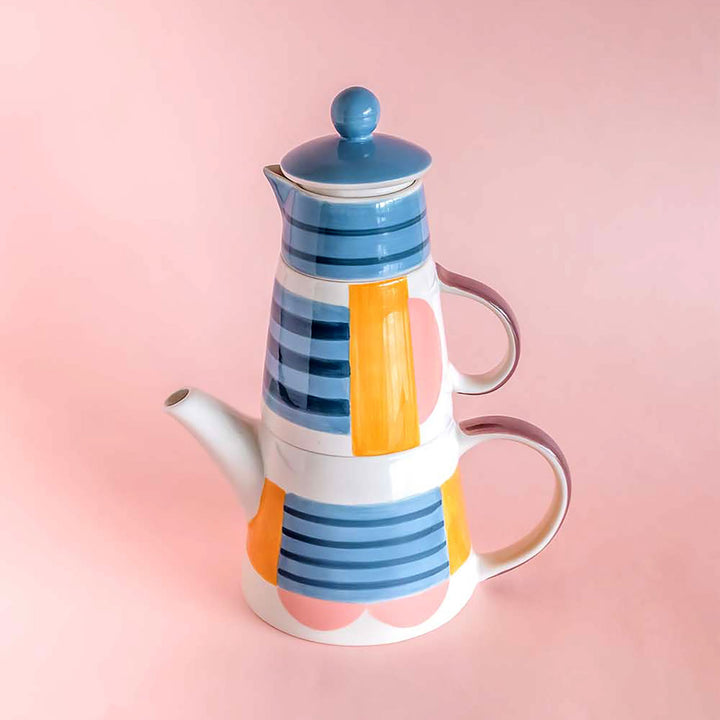 Handmade Chromatique Fantastique Tea for One | Set Of 3