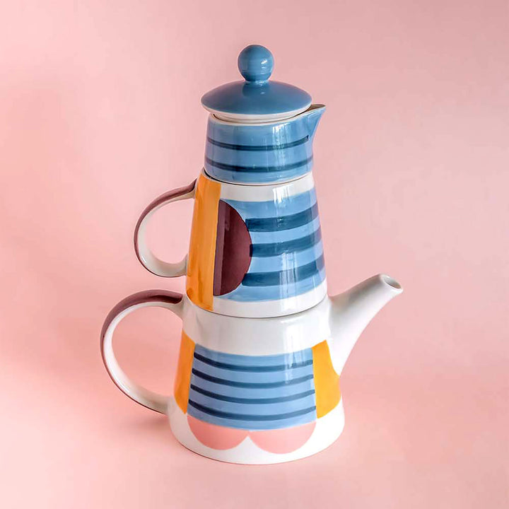 Handmade Chromatique Fantastique Tea for One | Set Of 3