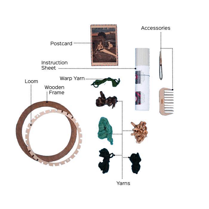 Circle Frame Weaving DIY Kit - Zwende