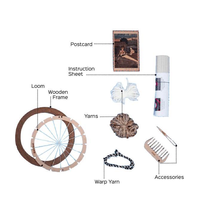 Circle Frame Weaving DIY Kit - Zwende