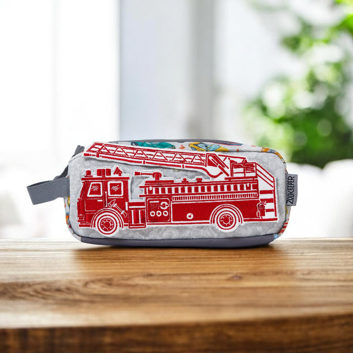 City Safari Theme Water-Resistant Kids Pencil Pouch