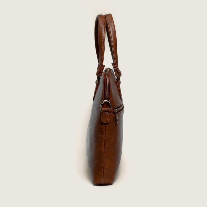Classic Vegan Leather Laptop Bag