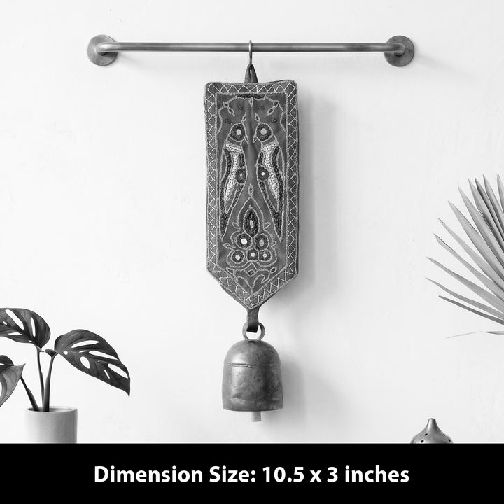 Handcrafted Kutch Embroidery Bell Hanging