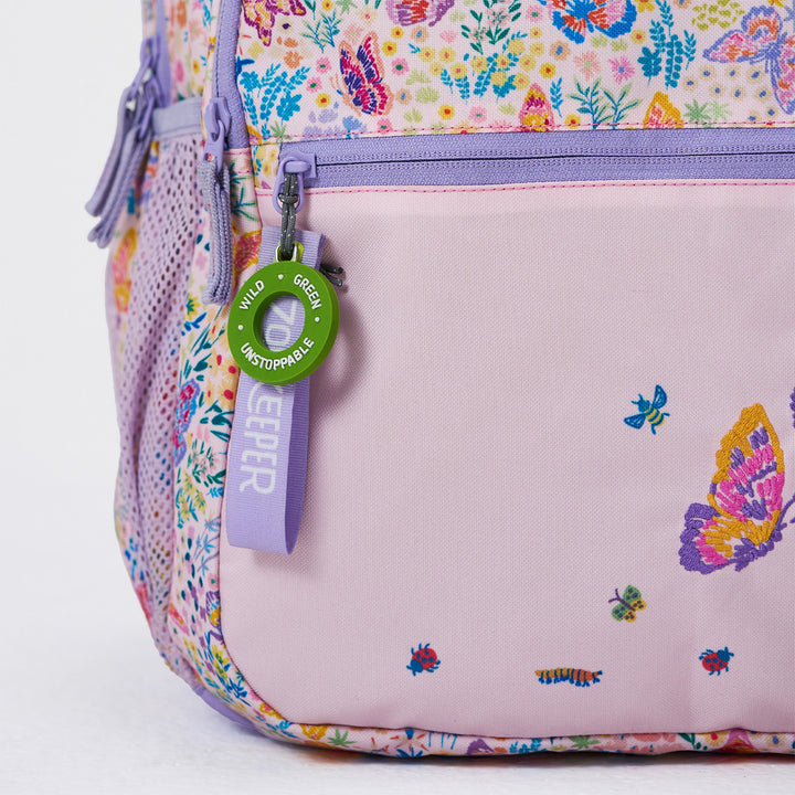 Butterfly Theme Water-Resistant Kids Everyday Backpack