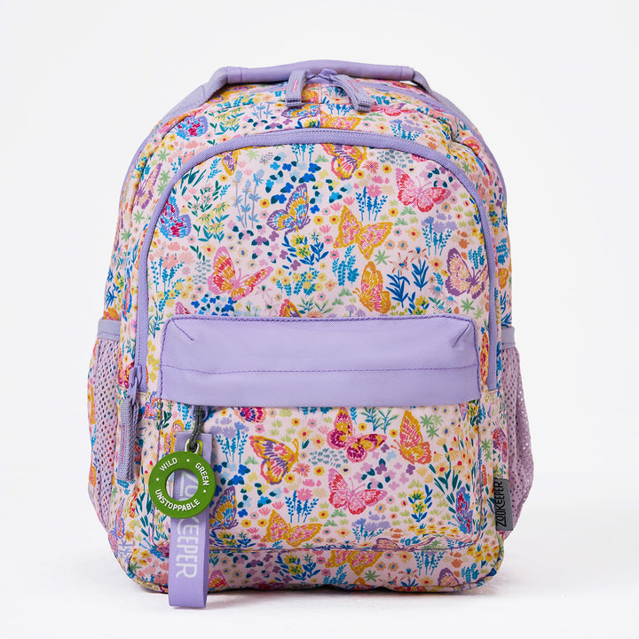 Butterfly Theme Water-Resistant Kids Everyday Backpack
