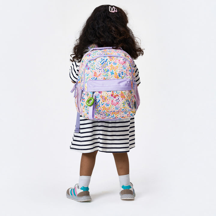 Butterfly Theme Water-Resistant Kids Everyday Backpack