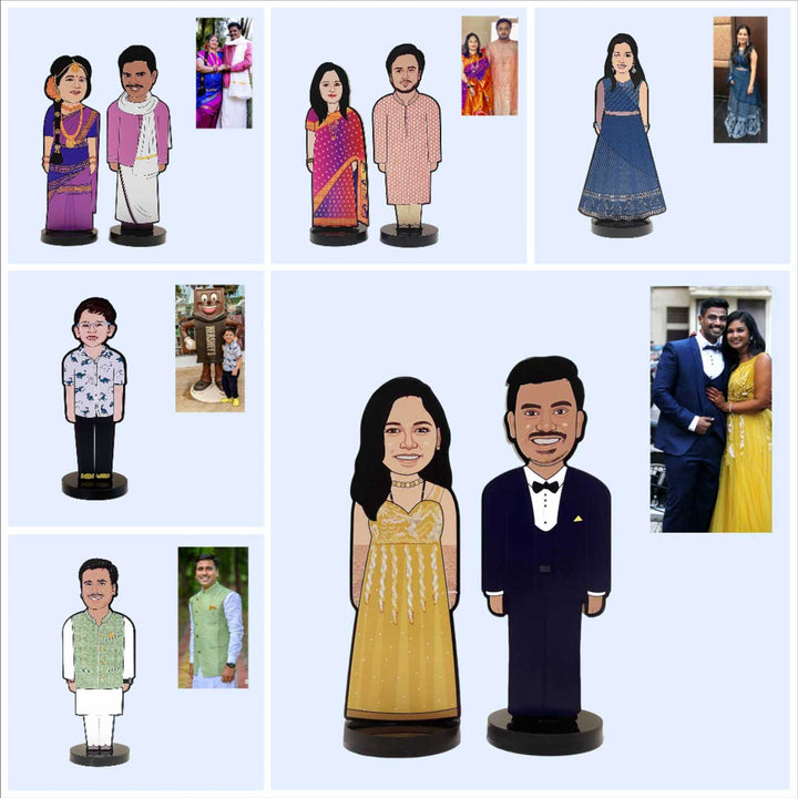 Photo Personalized Printed Acrylic Caricature Cutout
