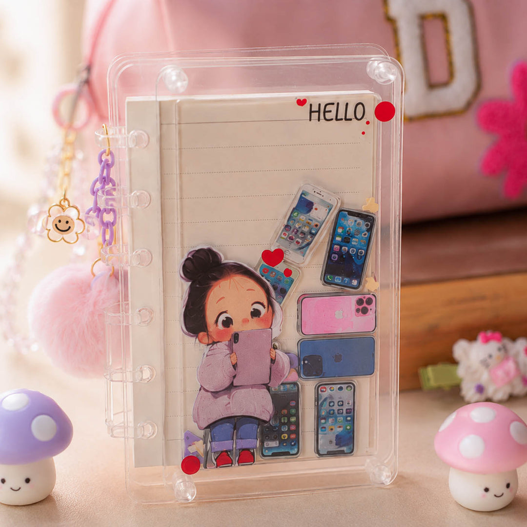 Pretty Little Things Gift Hamper | Personalised Diary, Pouch & Accessories Set For Kids