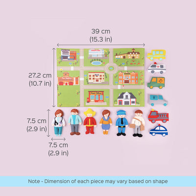 Handcrafted Community Helpers Playmat