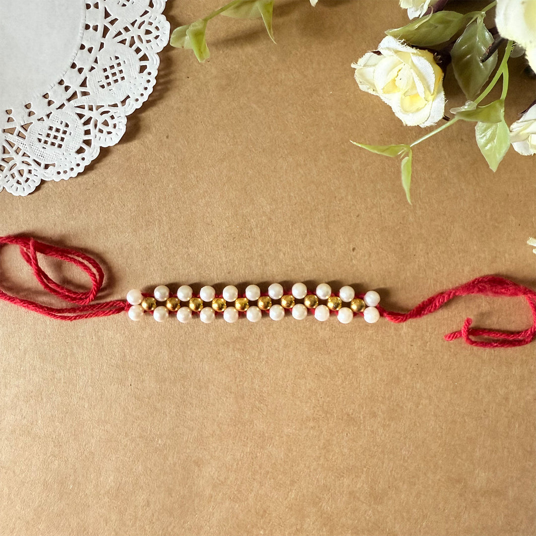 Rakhi Gift Hamper For Sister | Includes 1 Mini Photo Frame, 1 Rakhi, 1 Roli Chawal, 1 Letter And 2 Diary Milk
