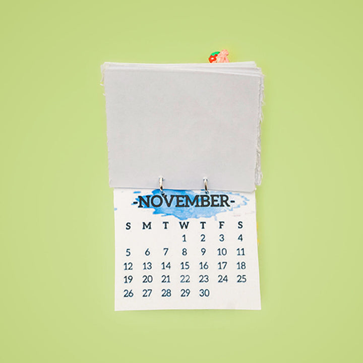 Cupcake & Ice cream 2025 Clay Calendar Magnet