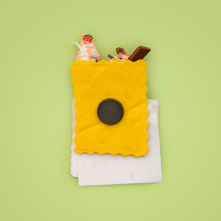 Cupcake & Ice cream 2025 Clay Calendar Magnet