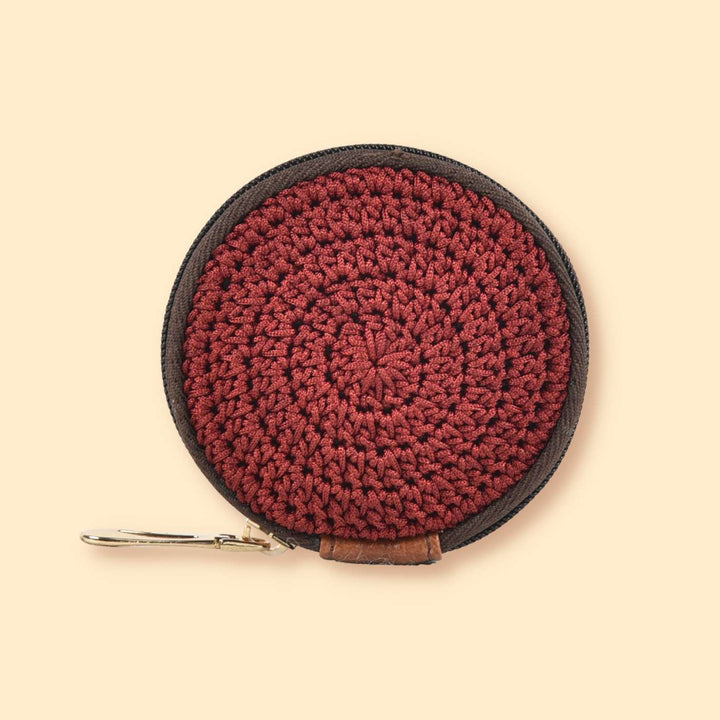 Handcrafted Faux Leather Earphone Case