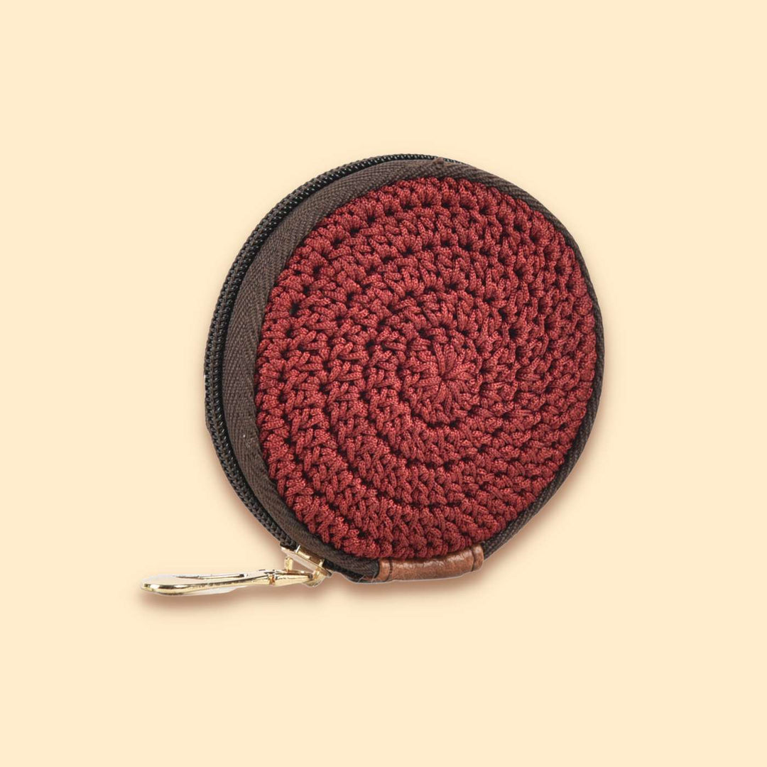 Handcrafted Faux Leather Earphone Case