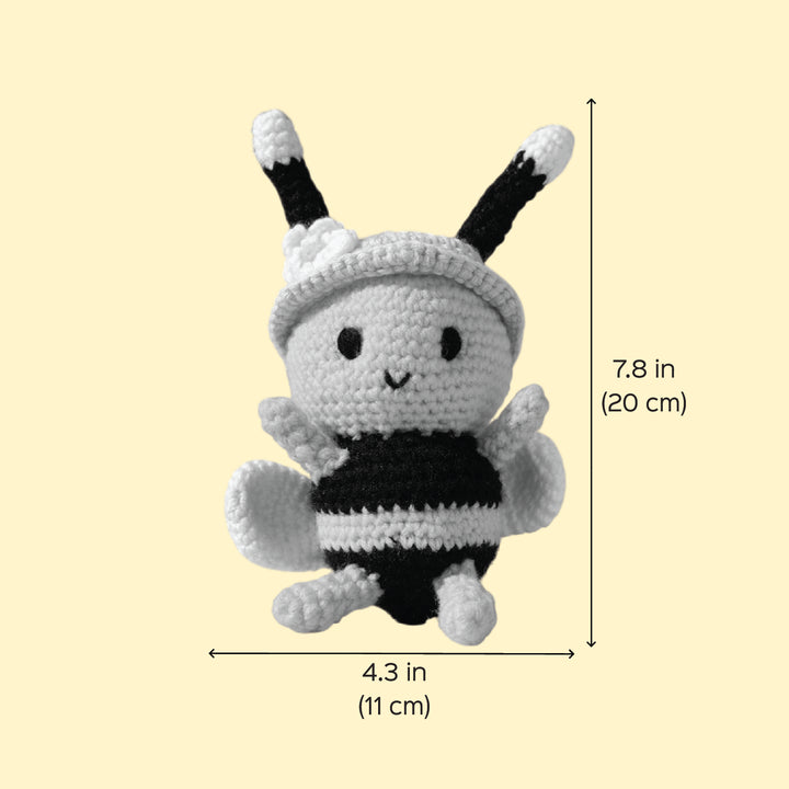 Handmade Crochet Bee Toy For Kids
