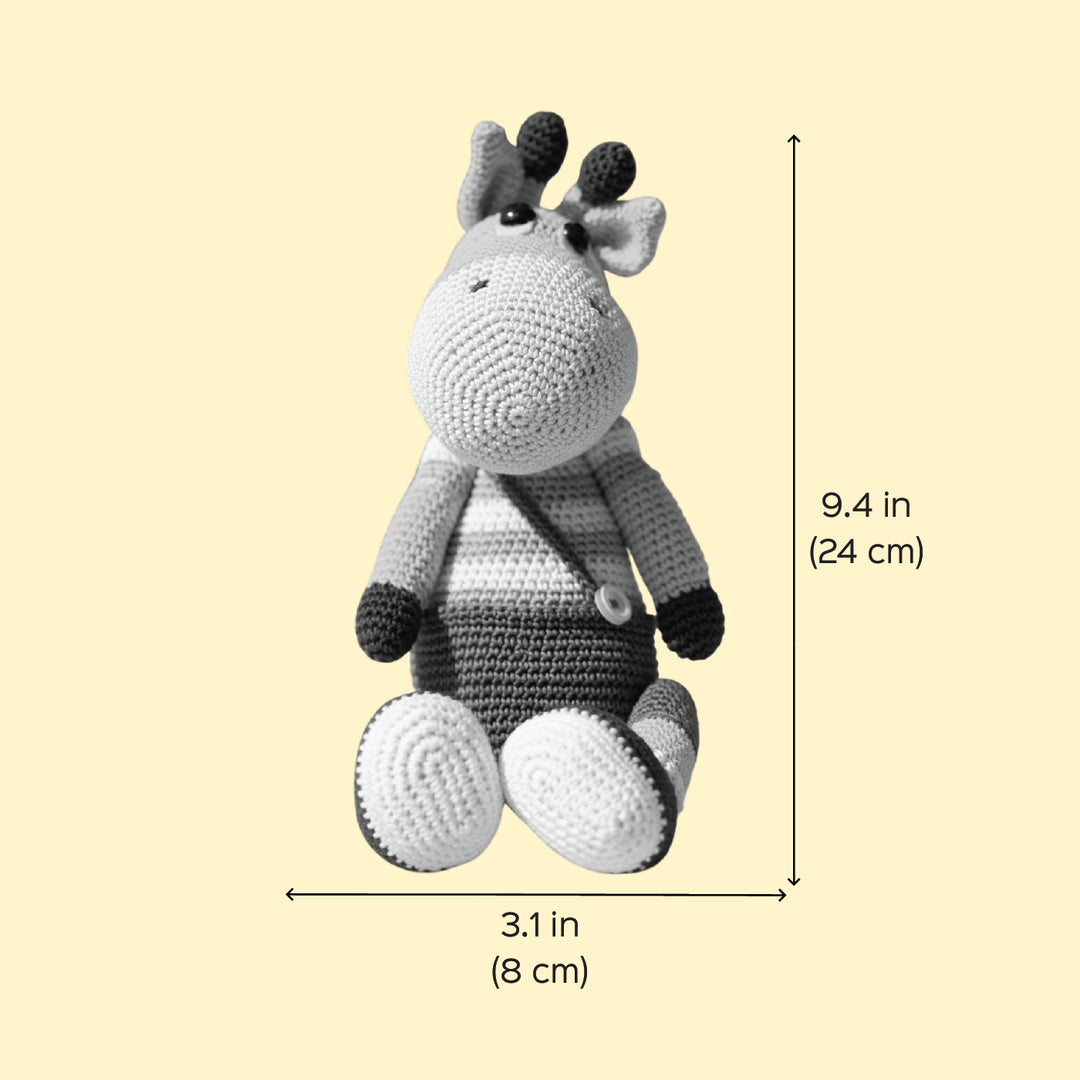 Handmade Crochet Giraffe Toy For Kids