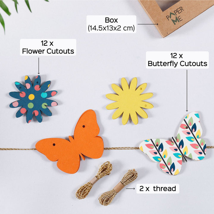 DIY Butterfly & Flower Bunting Kit