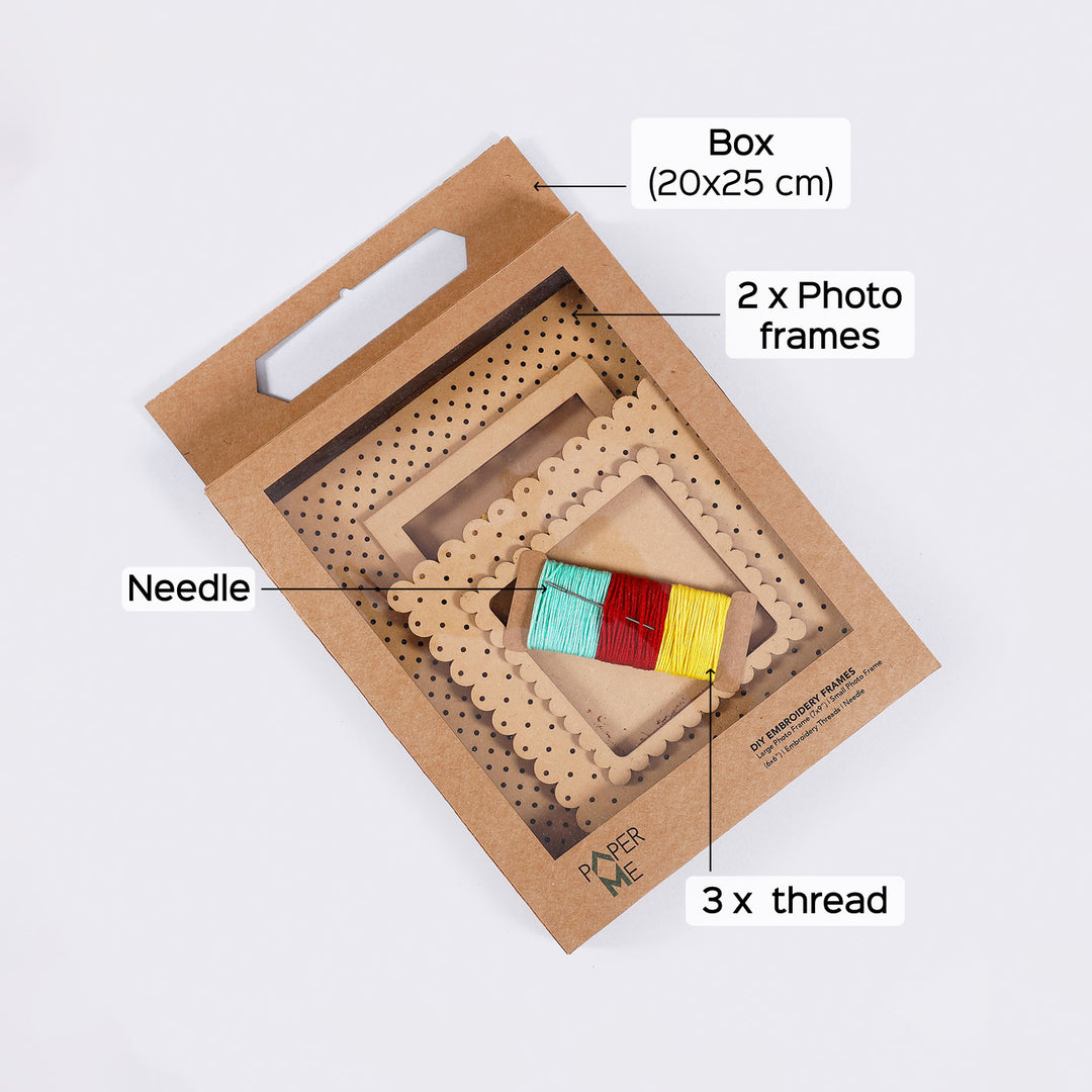 DIY Embroidery Kit For Photoframes