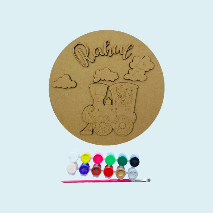 Personalised Transport Theme Nameplate DIY Kit - Zwende