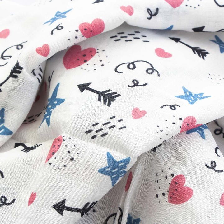 Personalized Doodle Arrows Bib & Burp Set | 0-4 Years