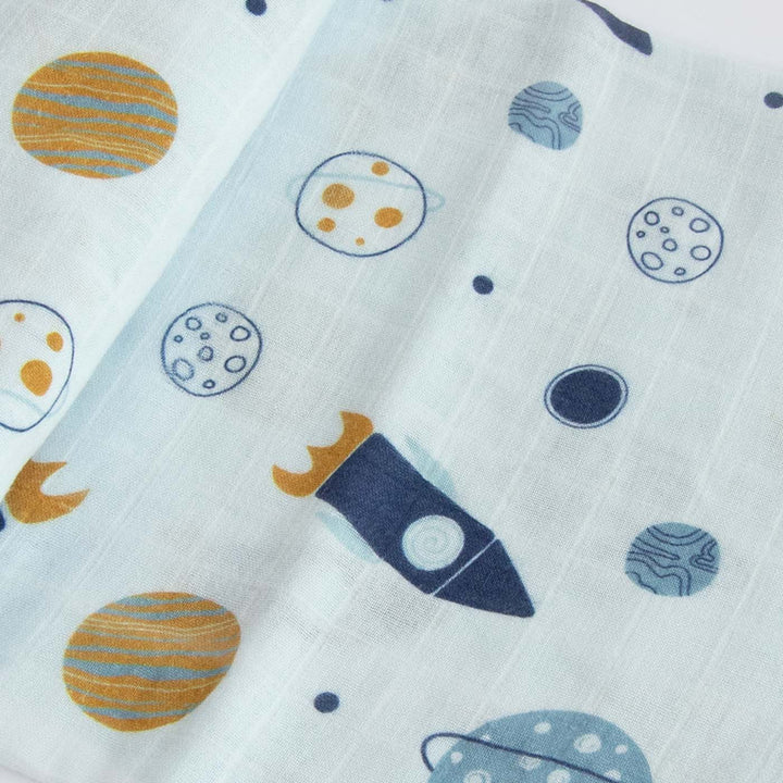 Personalized Space Theme Bib & Burp Set | 0-4 Years