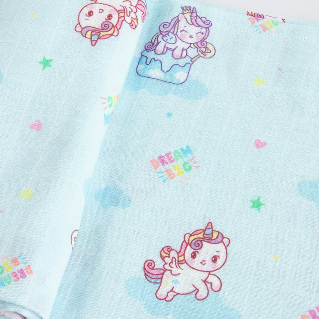 Personalized Unicorn Dreams Bib & Burp Set | 0-4 Years