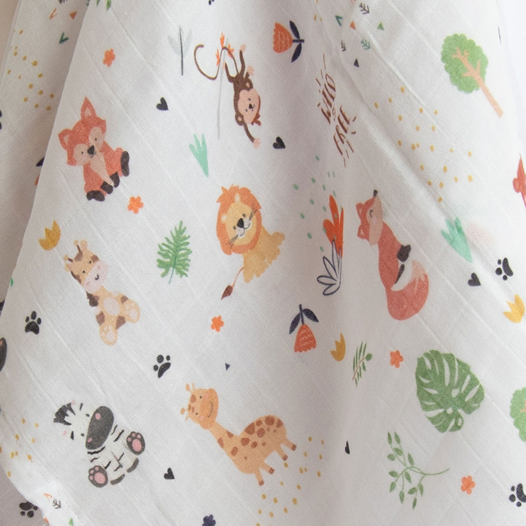 Personalized Baby Animals Bib & Burp Set | 0-4 Years