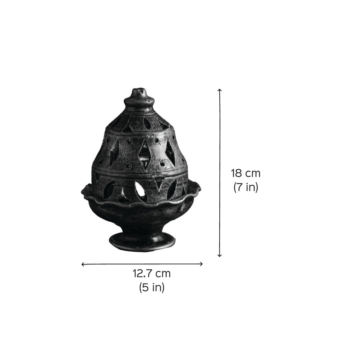Handmade Festive Terracotta Tealight Holder