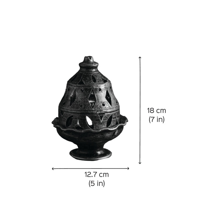 Handmade Festive Terracotta Tealight Holder